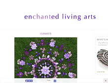 Tablet Screenshot of enchantedlivingarts.com